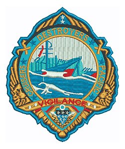 Patch Bordado Top Gun Vigilance 10x12cm