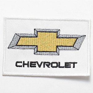 Patch Bordado Carros Chevrolet Logo 10x6,5cm
