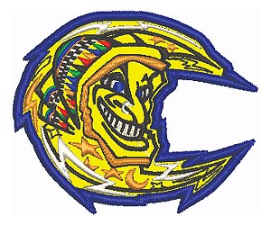 Patch Bordado Valentino Rossi Lua 8,5x7cm