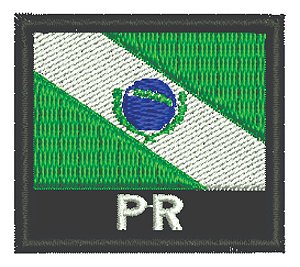 Patch Bordado Bandeiras Bandeira Parana 4,5xx5cm 4,5x5cm