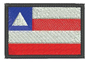Patch Bordado Bandeiras Bandeira Bahia 6x4cm