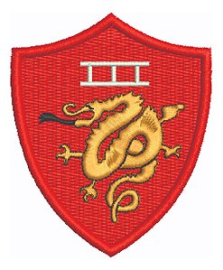 Patch Bordado Top Gun Dragon 6,5x8cm