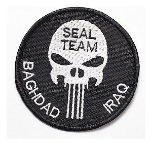 Patch Bordado Caveiras Caveira Tropa De Elite 8x8cm