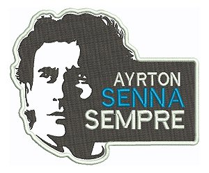 Patch Bordado Fórmula 1 Piloto Formula 1 15x12cm