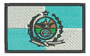 Patch Bordado Bandeiras Bandeira Rio De Janeiro 6x4cm