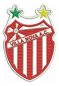 Patch Bordado Esportes Vila Nova E C De Nova Lima 7x10cm