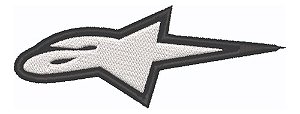 Patch Bordado Acessórios Alpinestars Kit Jaqueta 3 10x22cm