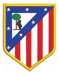 Patch Bordado Esportes Atletico Madri 6,3x8cm