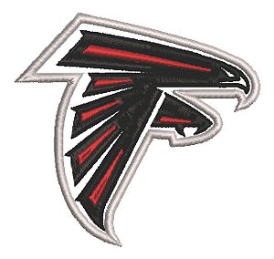 Patch Bordado Esportes Nfl Atlanta Falcons 8x7cm