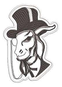 Patch Bordado Masson Bode Velho 18x25cm