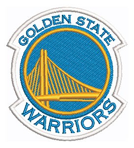 Patch Bordado Esportes Golden State Warriors 7,3x8cm