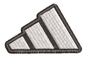 Patch Bordado Marcas Listas adidas 5,5x3,5cm