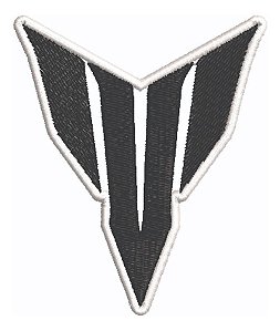 Patch Bordado Motos Mt07 Moto Logo 7,5x9cm