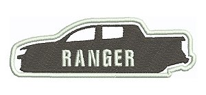 Patch Bordado Carros Ranger Silueta 12x4cm