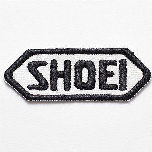 Patch Bordado Acessórios Shoei 8x2,9cm
