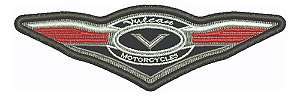 Patch Bordado Motos Kawasaki Vulcan 12x4cm