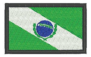 Patch Bordado Bandeiras Bandeira Parana 6x4cm