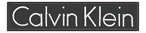 Patch Bordado Marcas Calvin Klein Escrito 15x3,2cm