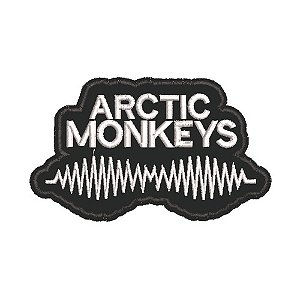 Patch Bordado Música Arctic Monkeys 8x4,7cm