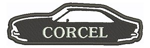 Patch Bordado Carros Corcel 1 Silueta 12x3,7cm
