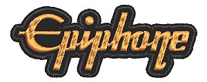 Patch Bordado Música EpiPhone Logo 10x3,8cm