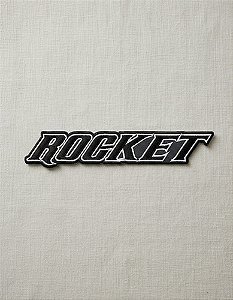 Patch Bordado Motos Joe Rocket Para Pernas Calça 28,5x5,3cm