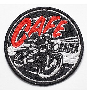 Patch Bordado Café Racer Classic 8x8cm
