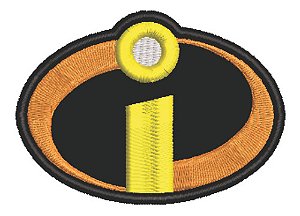 Patch Bordado Cartoons Incriveis Logo 8x5,6cm