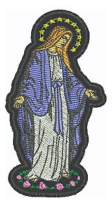 Patch Bordado Religiosos S Das Graças 4,2x8cm