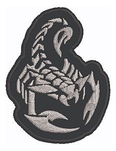 Patch Bordado Música Scorpions Logo 6,1x8cm