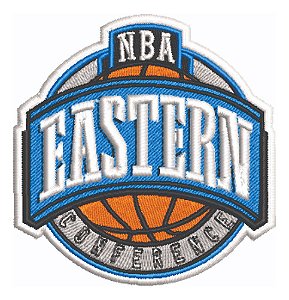 Patch Bordado Esportes Nba Eastern Conference 8x8cm