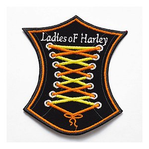 Patch Bordado Harley Davidson Spartilho 7x8cm