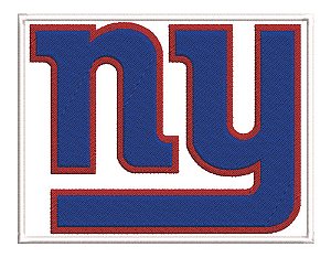 Patch Bordado Esportes Nfl New York Giants 8x6cm