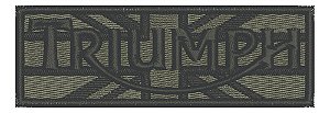 Patch Bordado Triumph England 11x3,7cm