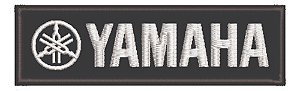 Patch Bordado Motos Yamaha Logo 10x3cm