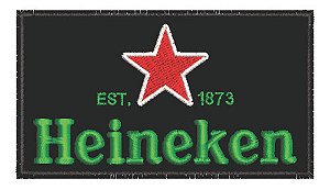 Patch Bordado Energéticos Heineken Logo 9x5cm
