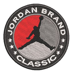 Patch Bordado Esportes Nba Jordan Classic 2 8x8cm