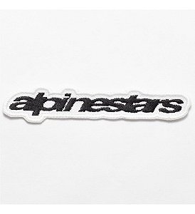Patch Bordado Acessórios Alpinestars 9x2,5cm