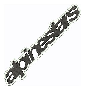Patch Bordado Acessórios Alpinestars Para Jaqueta 35x7cm