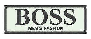 Patch Bordado Fórmula 1 Hugo Boss Mens Fashion Peito 15x5cm