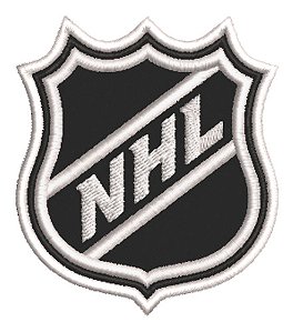 Patch Bordado Esportes Nhl Logo Hockey 7x8cm