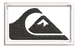 Patch Bordado Marcas Quicksilver 5x3cm