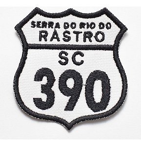 Patch Bordado Placas Serra Do Rio Do Rastro Sc390 5,6x6cm