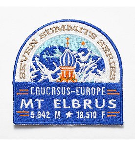 Patch Bordado Placas Mt Elbrus 10x9,7cm