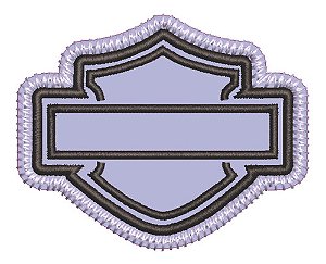 Patch Bordado Harley Davidson Body Shield Refletivo 6x5cm