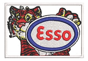 Patch Bordado Carros Esso Tigre 10,5x7,4cm