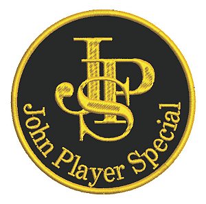 Patch Bordado Fórmula 1 Jps John Player Special 10x10cm