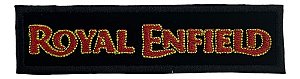 Patch Bordado Royal Enfield Tarjeta 1 10x2,5cm