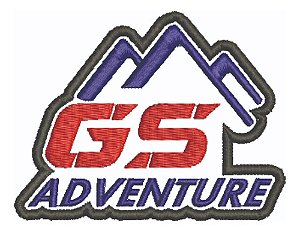 Patch Bordado Bmw Adventure 9x6,9cm