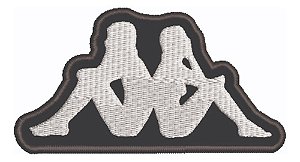Patch Bordado Marcas Kappa Logo 10x5,3cm